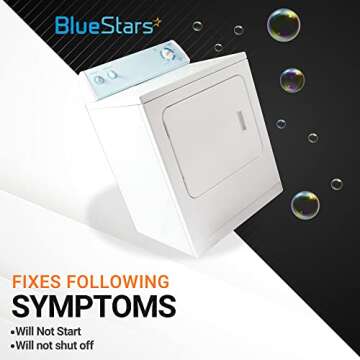 BlueStars WE4M415 Compatible Dryer Door Switch Replacement