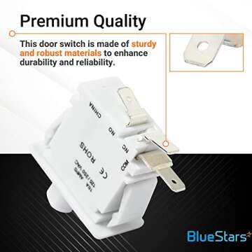 BlueStars WE4M415 Compatible Dryer Door Switch Replacement