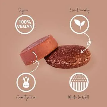 Clever Yoga Shampoo & Conditioner Bar Set - Argan Oil Moisturizing Shampoo and Conditioner Bar, Vegan, Natural & Organic Hair Products for Women & Men - Long-Lasting (80-120 Uses)