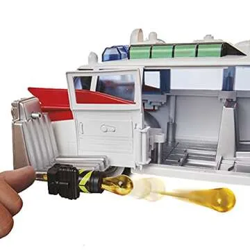 Ghostbusters 2021 Movie Ecto-1 Playset with Accessories for Kids Ages 4 and Up New Car Great Gift for Kids,Collectors,and Fans