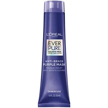L’Oréal Paris EverPure Ultra Pigmented Anti Brass Purple Rinse-Out Mask for Color-Treated Hair