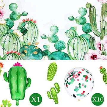 Cactus Party Decorations Set for Celebrations