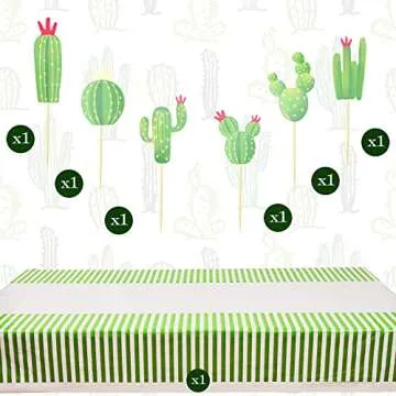 Cactus Party Decorations Set for Celebrations