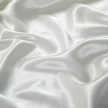 TREELY 6 Piece Queen Satin Sheet Set for Luxurious Comfort