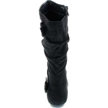 Forever Link Klein-70 Women's Stylish Mid-Calf Boots