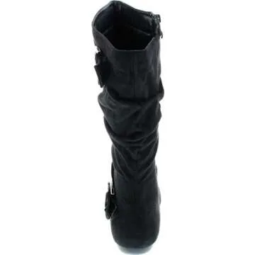 Forever Link Klein-70 Women's Stylish Mid-Calf Boots
