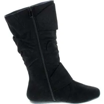 Forever Link Klein-70 Women's Stylish Mid-Calf Boots