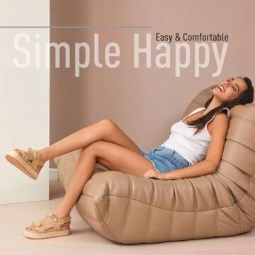 Moonest Raffia Sandals for Women Platform Sandals for Women Comfortable Casual Summer Shoes Straws Chunky Beach Sandals Apricot Weave Tan Raffia Natural Beige Szie 8.5