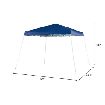 Durable Ozark Trail 9x9 Blue Gazebo Canopy Outdoor