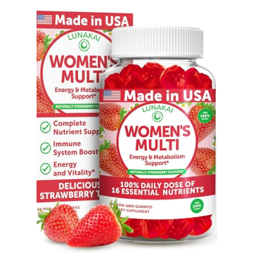 Lunakai Women's Multivitamin Gummies 60ct - Made in USA