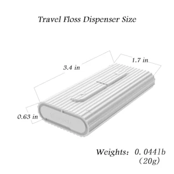 Holy Rose Portable Dental Floss Dispenser for Hygiene