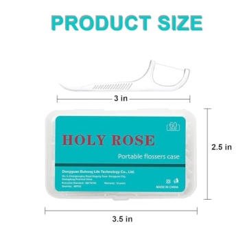 Holy Rose Portable Dental Floss Dispenser for Hygiene