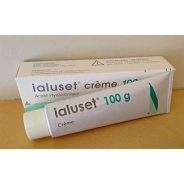 Ialuset Hyaluronic Acid Cream - 100% Pure, Undiluted - 3.3 ounces (100 g)