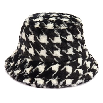 Cozy Faux Fur Bucket Hat for All - Winter Warmth & Style