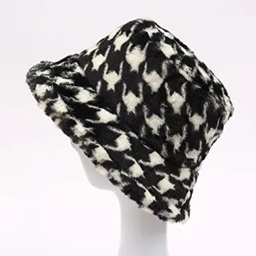 Faux Fur Bucket Hat - Warm Winter Accessory for All