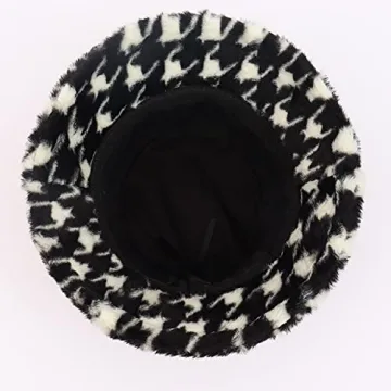 Faux Fur Bucket Hat - Warm Winter Accessory for All
