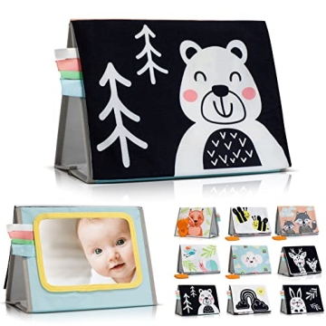 ZICOTO Soft Tummy Time Book - Safe Baby Development Toy