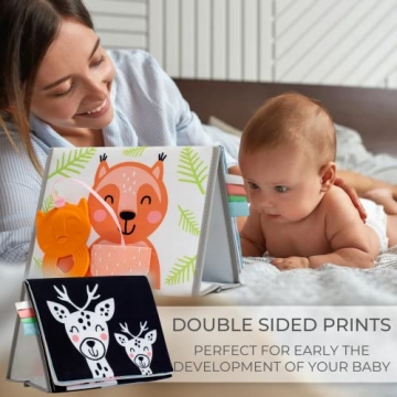 ZICOTO Soft Tummy Time Book - Safe Baby Development Toy