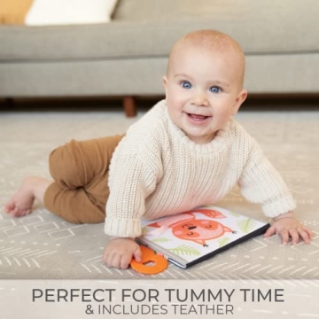 ZICOTO Soft Tummy Time Book - Safe Baby Development Toy