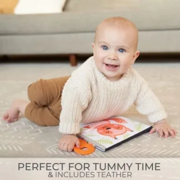 ZICOTO Soft Tummy Time Book - Safe Baby Development Toy