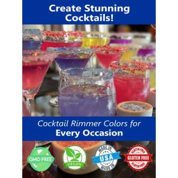 Snowy River Black Cocktail Sugar - Natural Rimmer 4oz