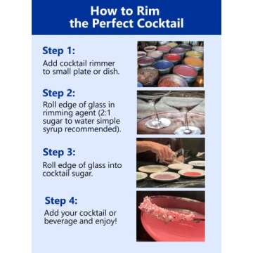 Snowy River Black Cocktail Sugar - Natural Rimmer 4oz