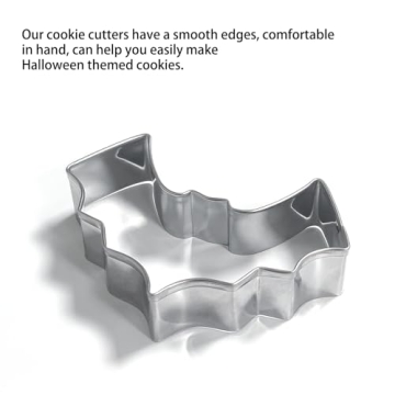 Halloween Cookie Cutter Set - 8 Stainless Steel Shapes
