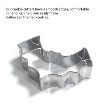 Halloween Cookie Cutter Set - 8 Stainless Steel Shapes