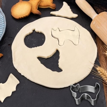 Halloween Cookie Cutter Set - 8 Stainless Steel Shapes