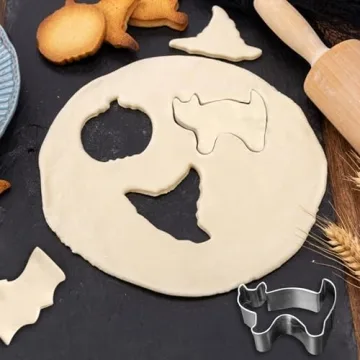Halloween Cookie Cutter Set - 8 Stainless Steel Shapes