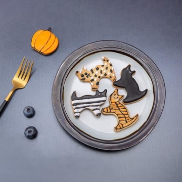 Halloween Cookie Cutter Set - 8 Stainless Steel Shapes
