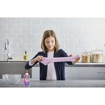 Elmer's Washable Translucent Color Glue, Great For Making Slime, Assorted Colors, 5 Ounces Each, 4 Count, 5 Oz., Standard Packaging