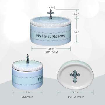 Boys My First Baby Rosary & Keepsake Box