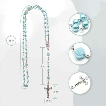 Boys My First Baby Rosary & Keepsake Box