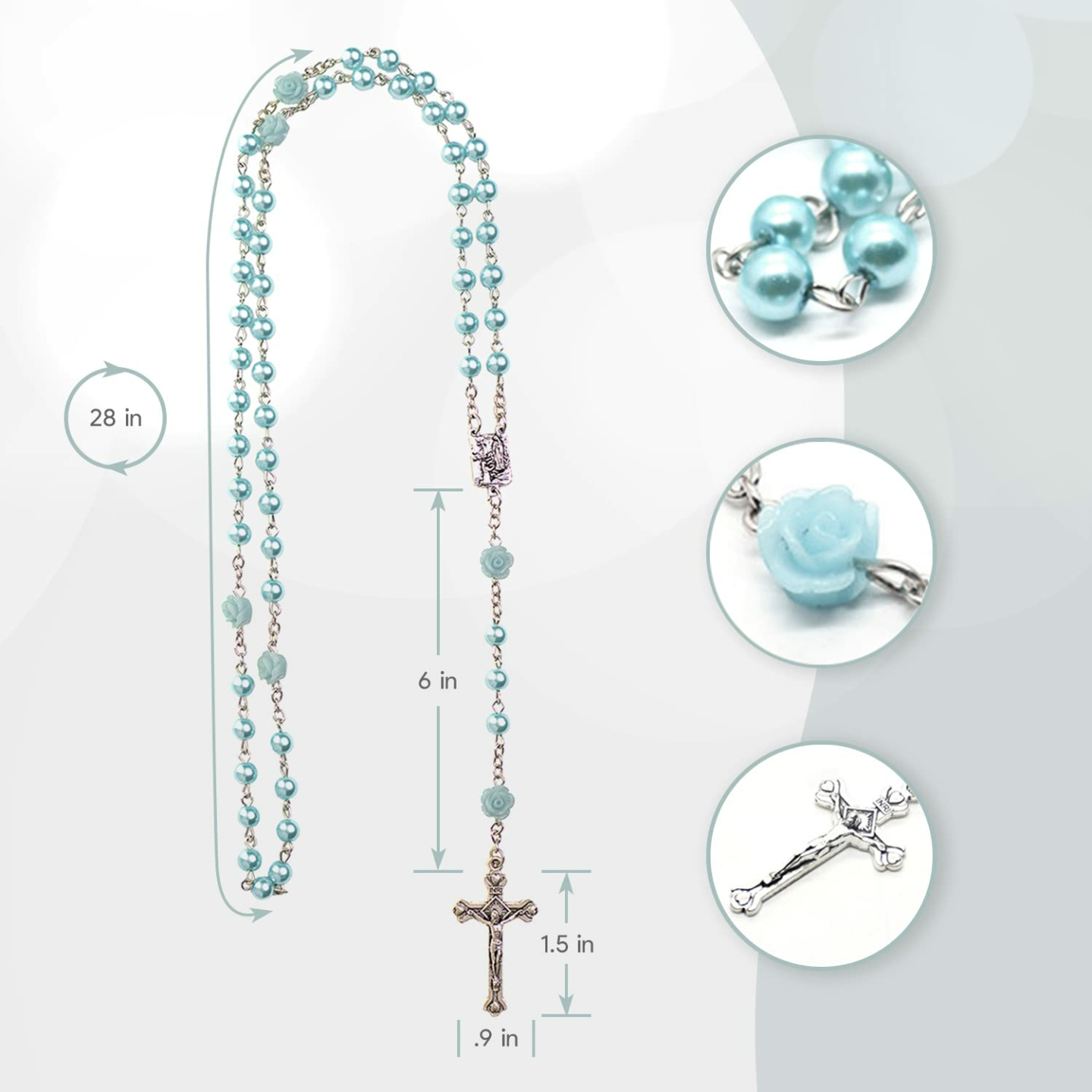 Boys My First Baby Rosary & Keepsake Box