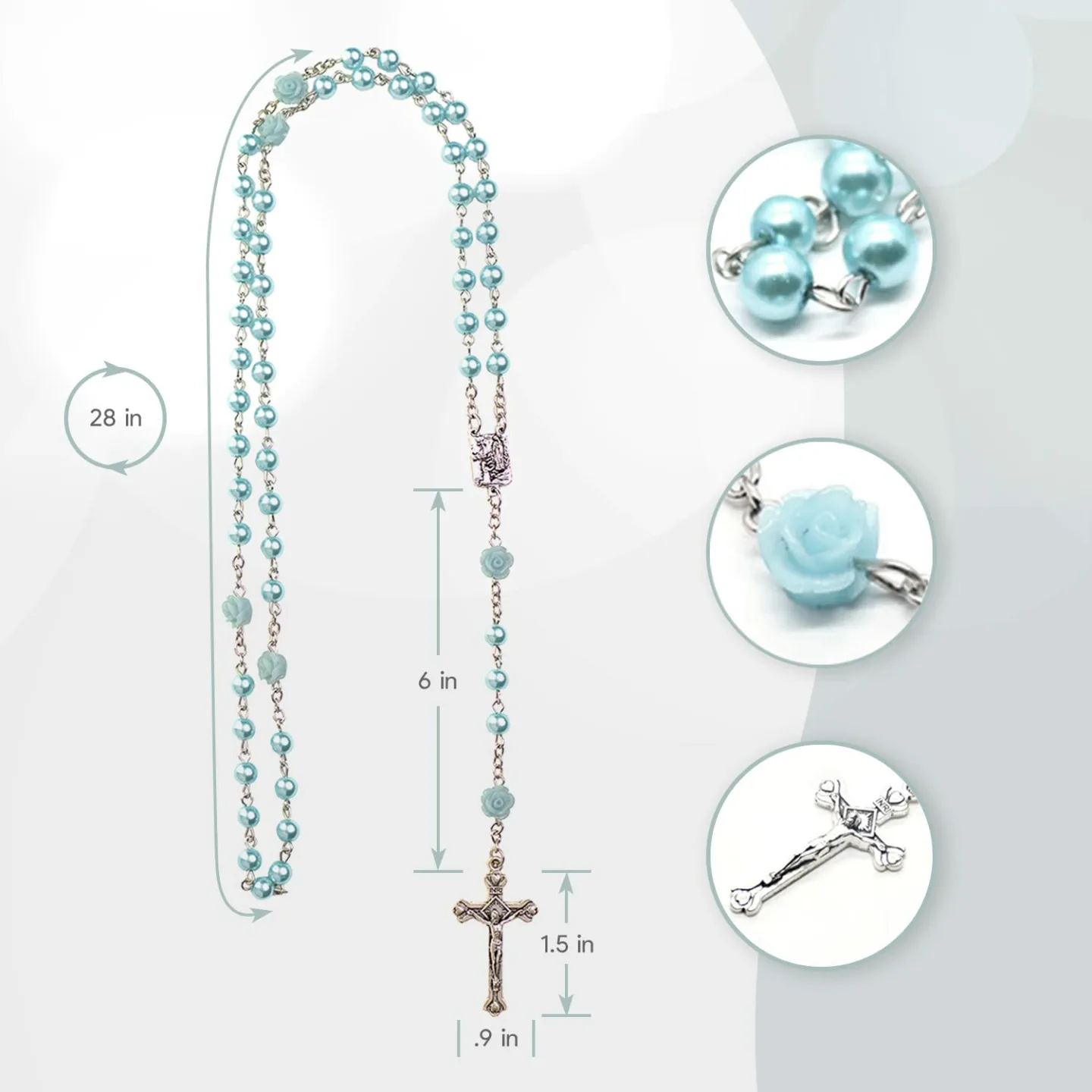 Boys My First Baby Rosary & Keepsake Box