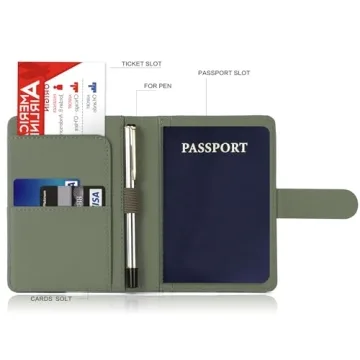 Melsbrinna Waterproof Passport Holder for Travel