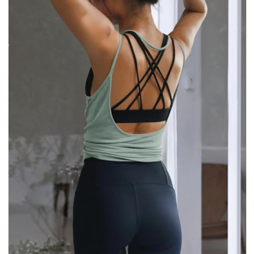 OYANUS Women's Stylish Summer Workout Top for Activewear