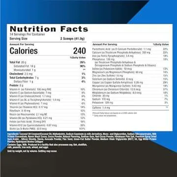 Keto Science Ketogenic Meal Shake Chocolate Dietary Supplement - Best Taste & Low Carb