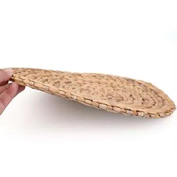 Yesland Rattan Placemats - Elegant, Durable, Easy Care