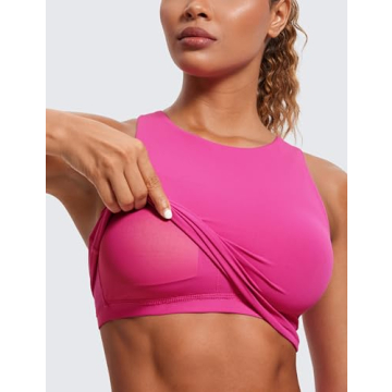 CRZ YOGA Butterluxe Racerback Sports Bra - Women’s Ultimate Comfort