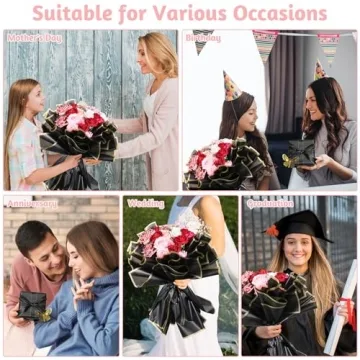 118Pcs Flower Bouquet Wrapping Paper Kits for DIY Crafts