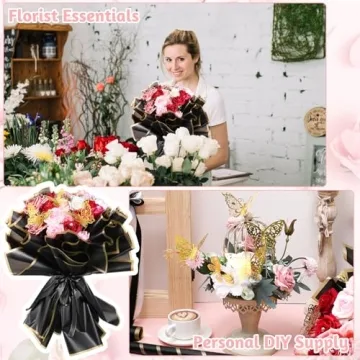 118Pcs Flower Bouquet Wrapping Paper Kits for DIY Crafts
