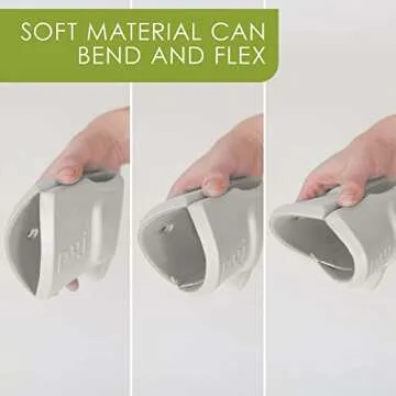 Puj – Snug, Ultra-Soft Spout Cover for Bathtub Taps, BPA-and-PVC-Free Faucet Cover for Safe Baths, Non-Absorbent Bathtub Faucet Cover, Kids’ Bathroom Safety Products, Grey