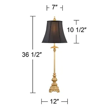 Regency Hill Juliette Buffet Table Lamps Set of 2 36.5"