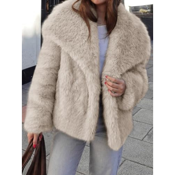 Stylish Faux Fur Winter Coat for Women - Cicy Bell