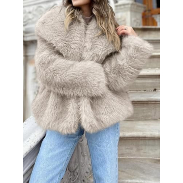 Stylish Faux Fur Winter Coat for Women - Cicy Bell
