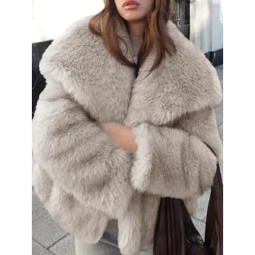 Stylish Faux Fur Winter Coat for Women - Cicy Bell