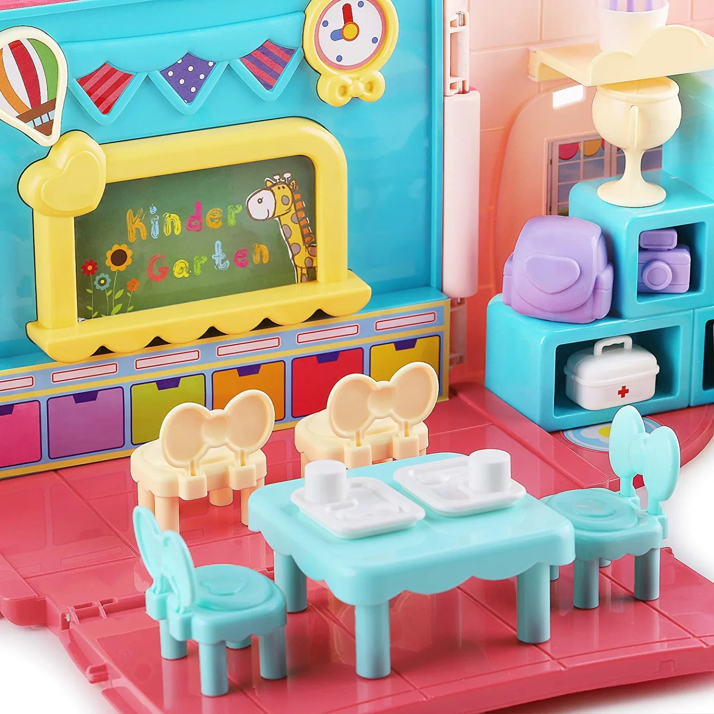 Dollhouse Playset for Kids - Fun & Portable!