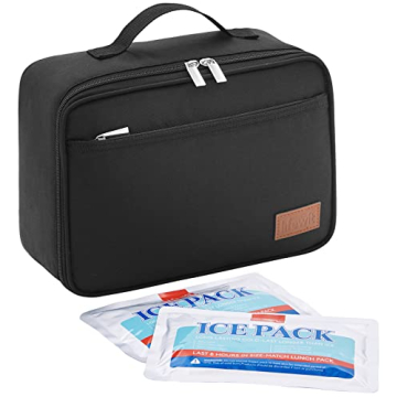 Lifewit Freezable Lunch Box - Insulated Lunch Bag with 2 Ice Packs for Work and School